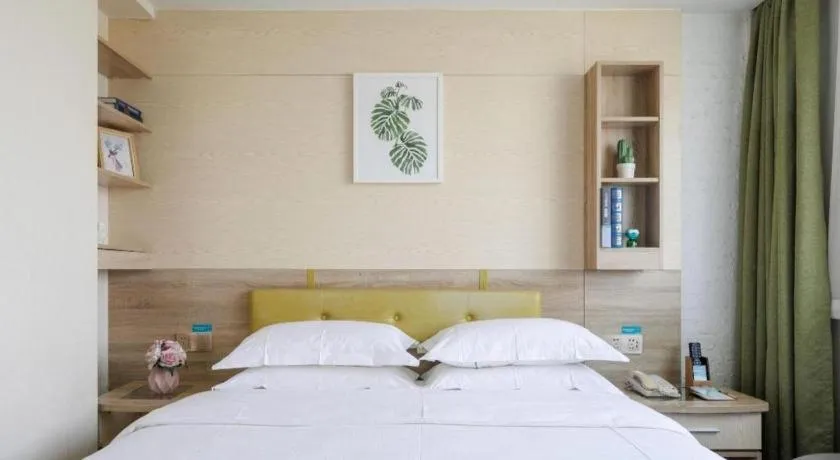 Bed in Shanshui Trends Hotel Temple of Heaven Branch