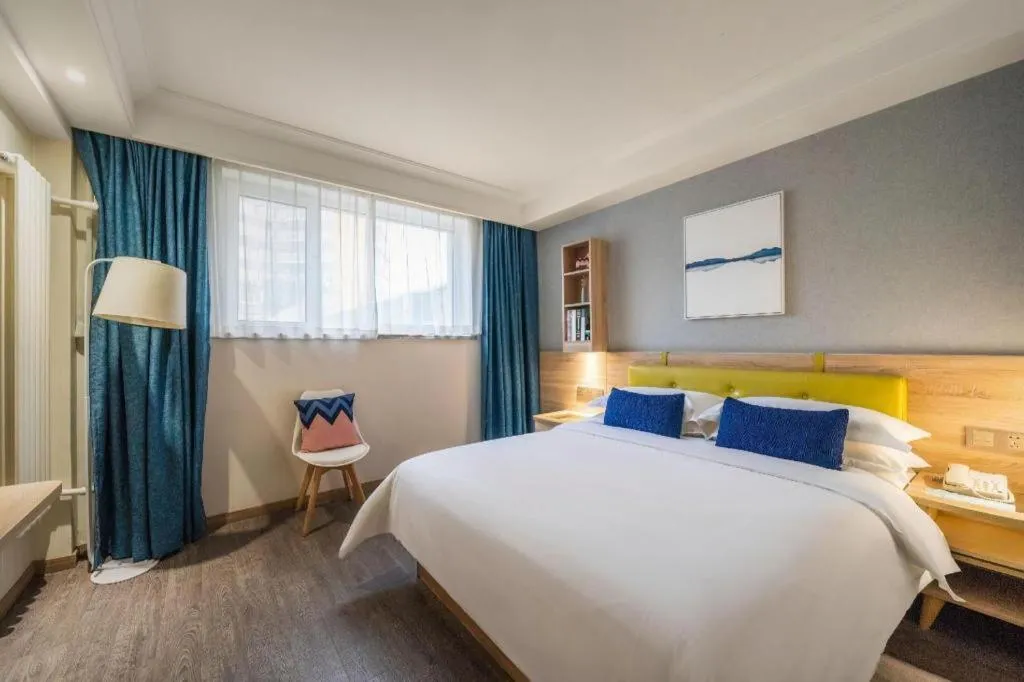 Bed in Shanshui Trends Hotel Temple of Heaven Branch