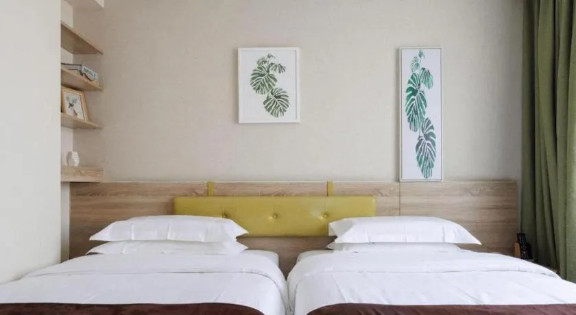 Bed in Shanshui Trends Hotel Temple of Heaven Branch