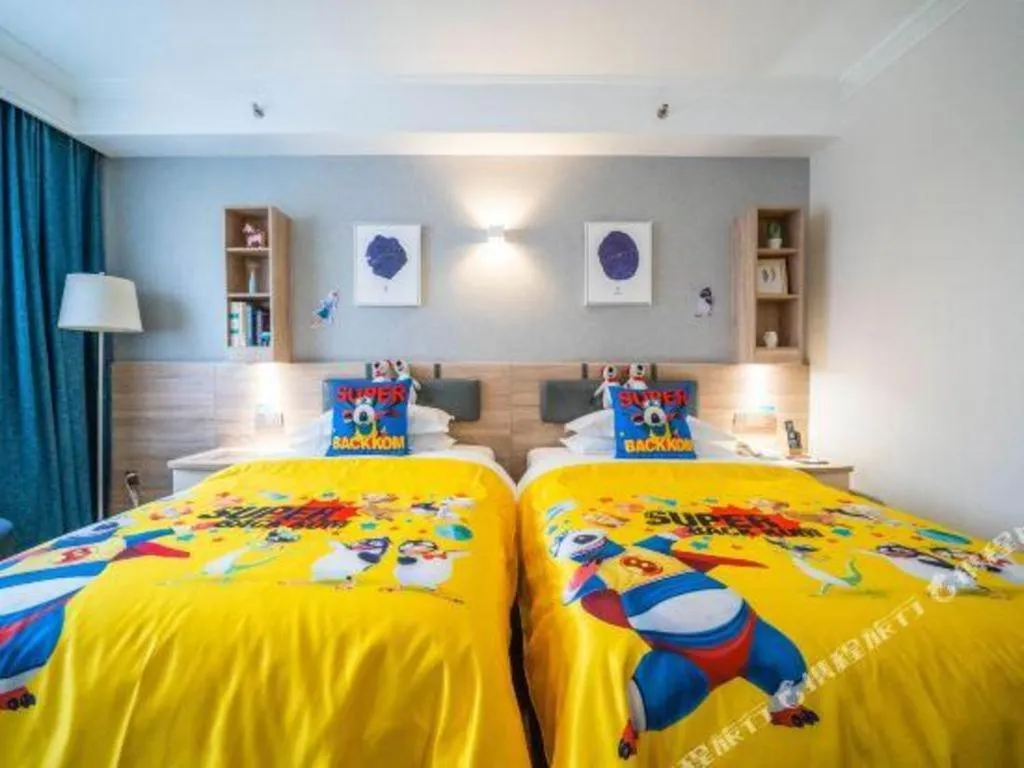 Bed in Shanshui Trends Hotel Temple of Heaven Branch