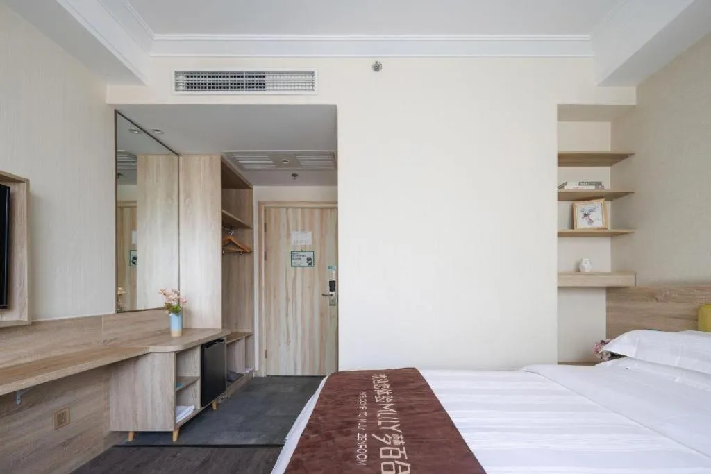 Bed in Shanshui Trends Hotel Temple of Heaven Branch