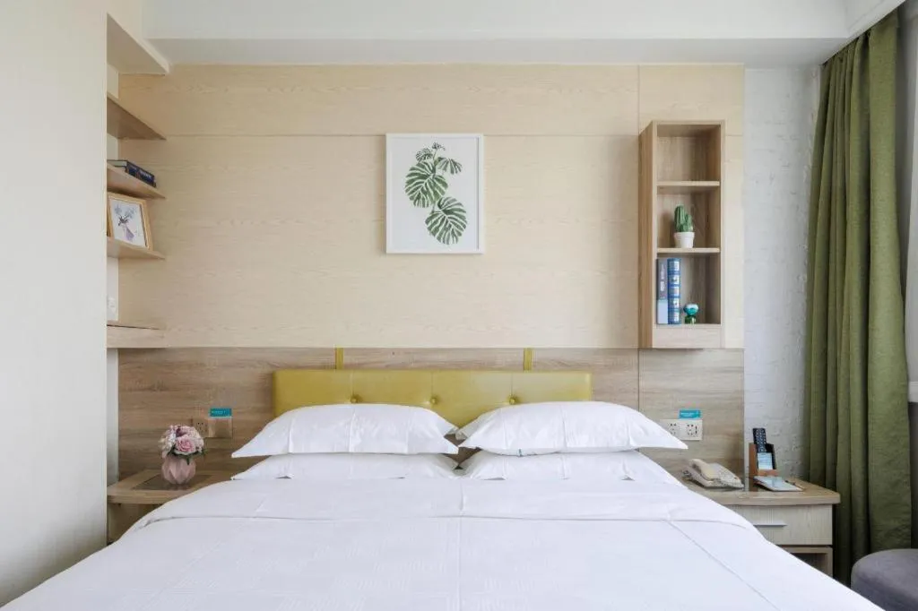 Bed in Shanshui Trends Hotel Temple of Heaven Branch