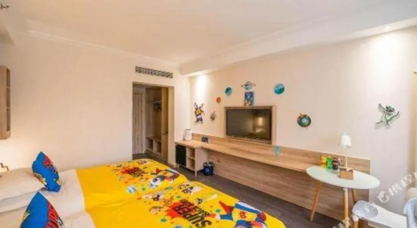 Bed in Shanshui Trends Hotel Temple of Heaven Branch