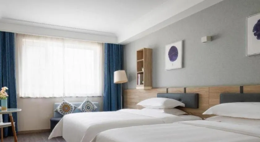 Bed in Shanshui Trends Hotel Temple of Heaven Branch