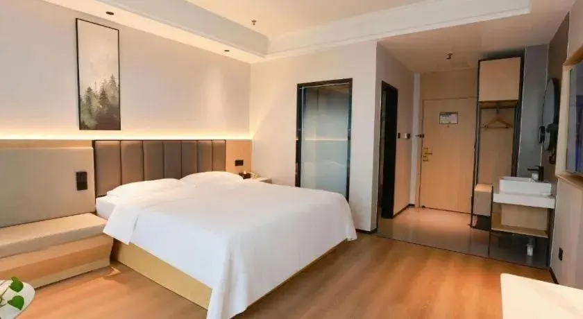 Bed in GreenTree Inn Maanshan Hanshan District Jiuwu Square Hotel Bed in GreenTree Inn Maanshan Hanshan District Jiuwu Square Hotel