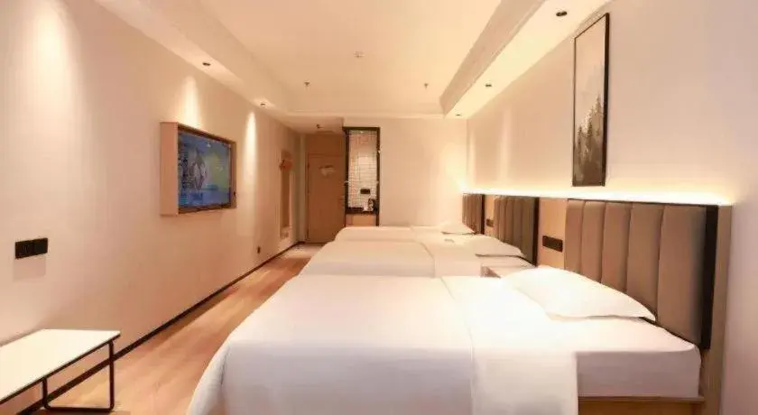 Bed in GreenTree Inn Maanshan Hanshan District Jiuwu Square Hotel Bed in GreenTree Inn Maanshan Hanshan District Jiuwu Square Hotel