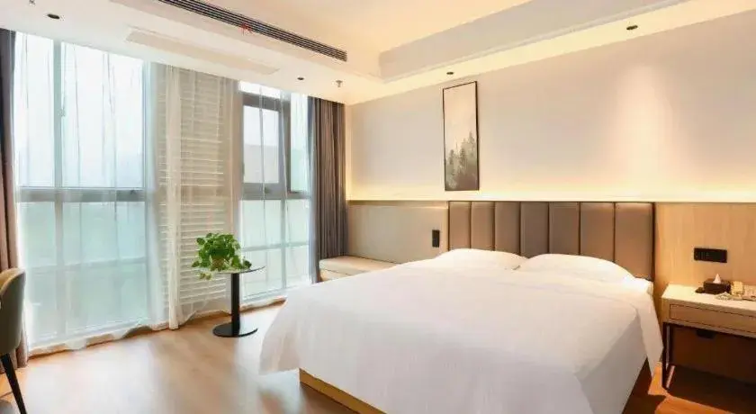 Bed in GreenTree Inn Maanshan Hanshan District Jiuwu Square Hotel Bed in GreenTree Inn Maanshan Hanshan District Jiuwu Square Hotel