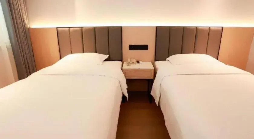 Bed in GreenTree Inn Maanshan Hanshan District Jiuwu Square Hotel Bed in GreenTree Inn Maanshan Hanshan District Jiuwu Square Hotel