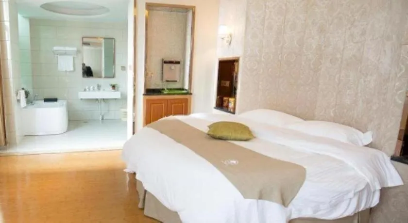 Bed in GreenTree Inn Maanshan Hanshan District Jiuwu Square Hotel