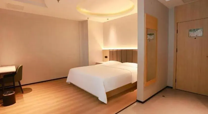 Bed in GreenTree Inn Maanshan Hanshan District Jiuwu Square Hotel Bed in GreenTree Inn Maanshan Hanshan District Jiuwu Square Hotel