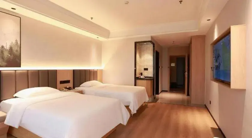 Bed in GreenTree Inn Maanshan Hanshan District Jiuwu Square Hotel Bed in GreenTree Inn Maanshan Hanshan District Jiuwu Square Hotel