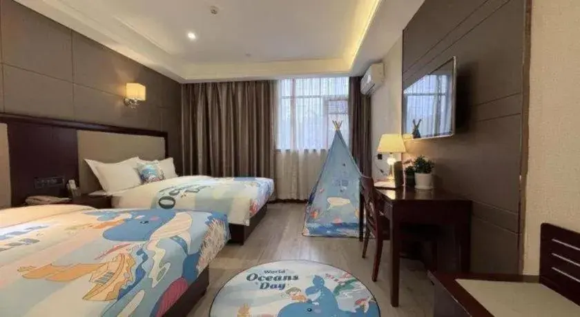 Bed in GreenTree Alliance Disneyland North Gate Bed in GreenTree Alliance Disneyland North Gate