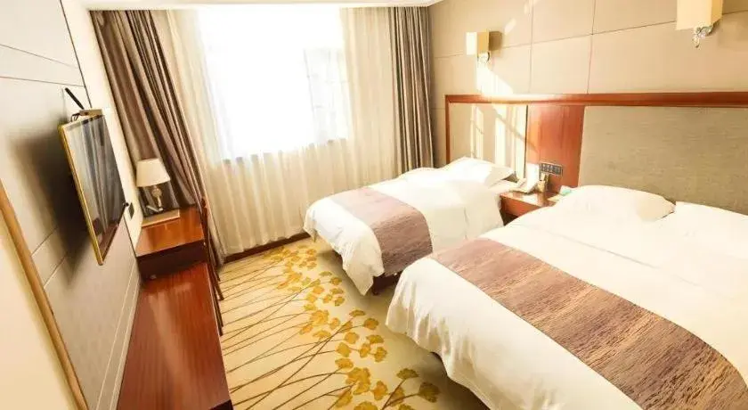 Bed in GreenTree Alliance Disneyland North Gate Bed in GreenTree Alliance Disneyland North Gate