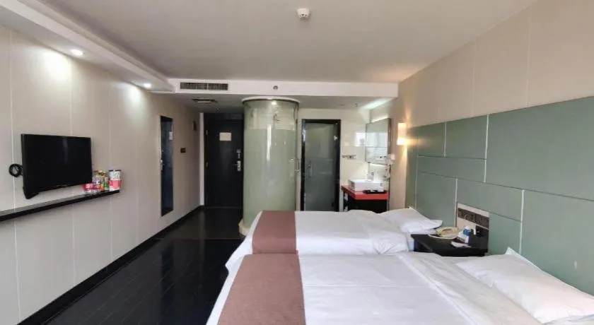 Bed in Thank Inn Plus hotel He'nan Zhoukou Chuanhui District Red Star Macalline