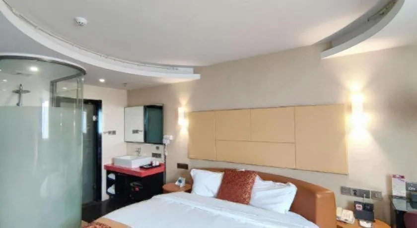 Bed in Thank Inn Plus hotel He'nan Zhoukou Chuanhui District Red Star Macalline