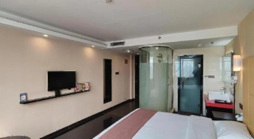 Bed in Thank Inn Plus hotel He'nan Zhoukou Chuanhui District Red Star Macalline