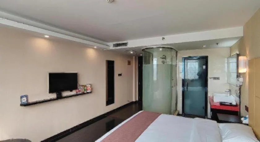 Bed in Thank Inn Plus hotel He'nan Zhoukou Chuanhui District Red Star Macalline