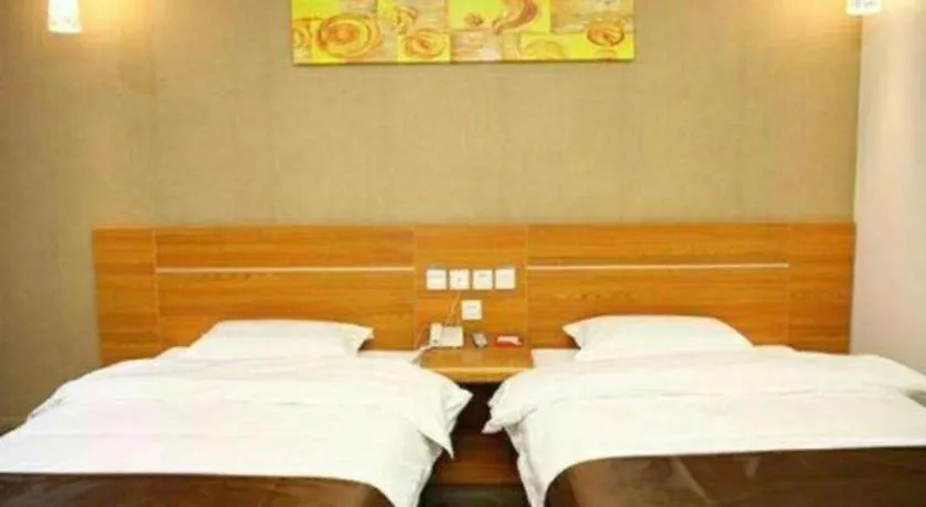 Bed in Thank Inn Hotel Hebei Hengshui Ronghua North Street