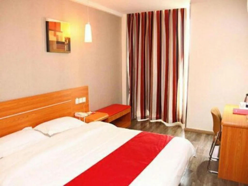 Bed in Thank Inn Hotel Hebei Hengshui Ronghua North Street