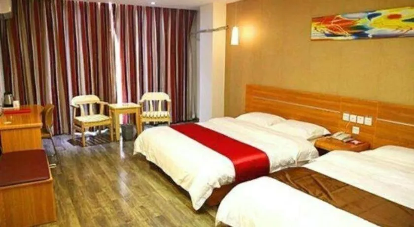 Bed in Thank Inn Hotel Hebei Hengshui Ronghua North Street