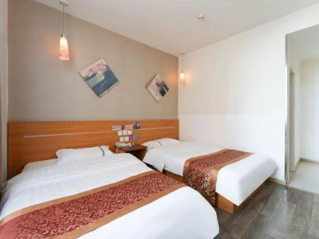 Bed in Thank Inn Hotel Hebei Hengshui Ronghua North Street