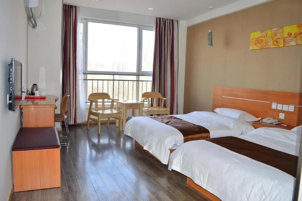 Bed in Thank Inn Hotel Hebei Hengshui Ronghua North Street