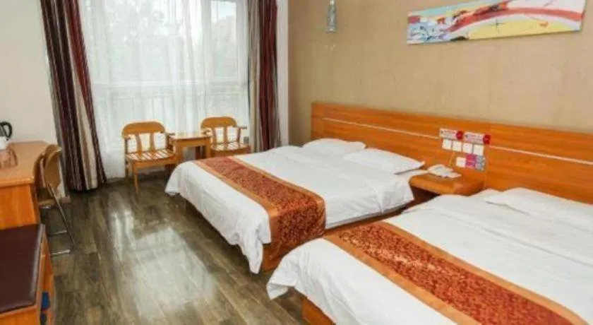 Bed in Thank Inn Hotel Hebei Hengshui Ronghua North Street