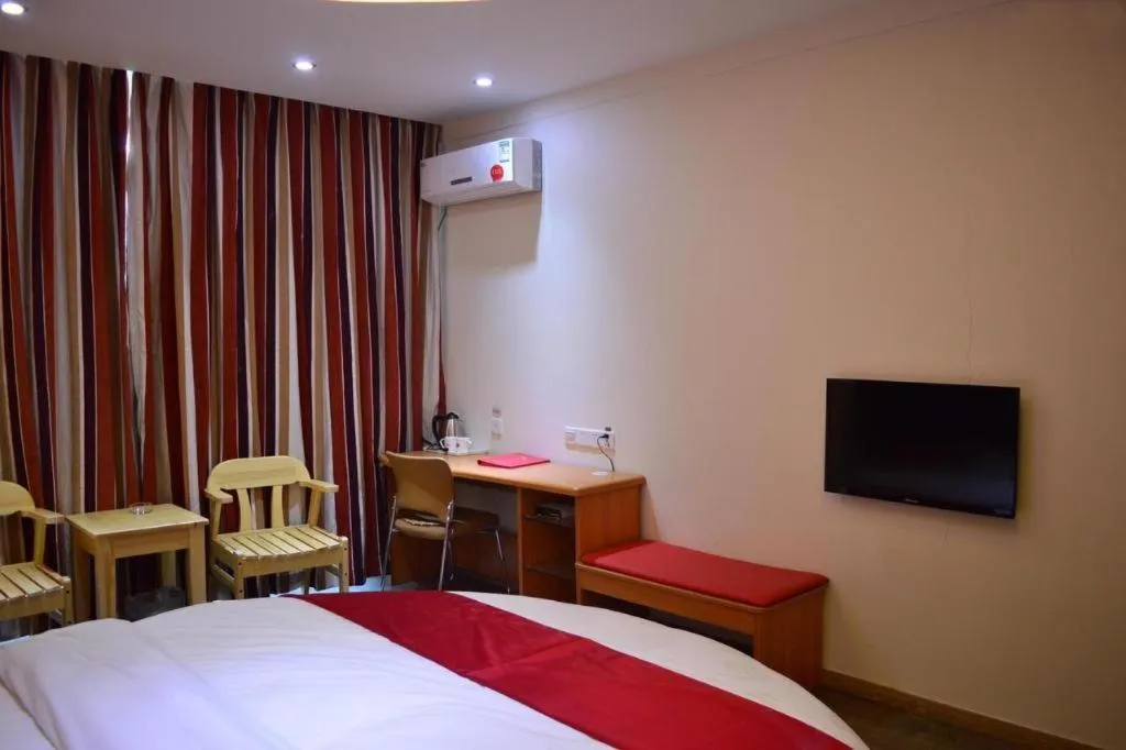 Bed in Thank Inn Hotel Hebei Hengshui Ronghua North Street