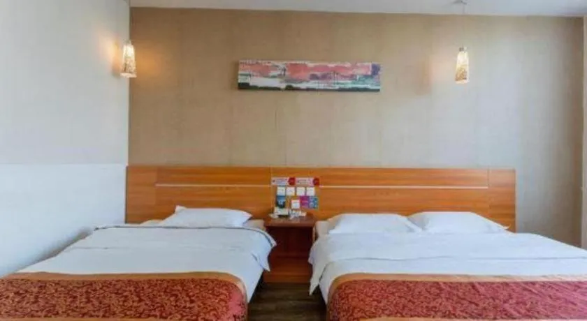 Bed in Thank Inn Hotel Hebei Hengshui Ronghua North Street