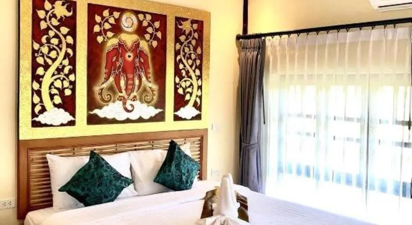 Bed in Chang Kaew Resort Chiang Mai