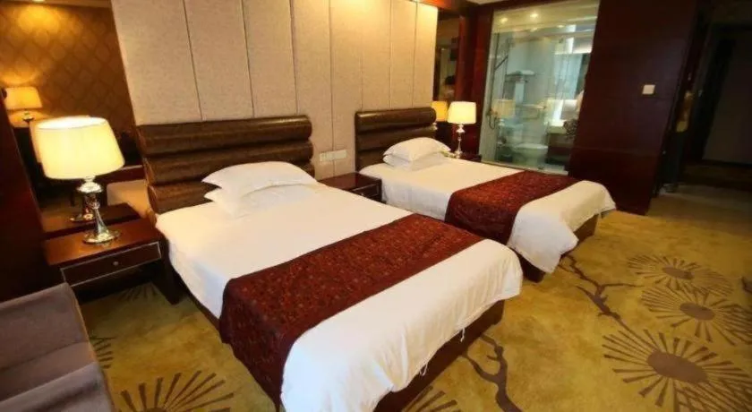 Bed in Shanghai Dikang Boutique Hotel