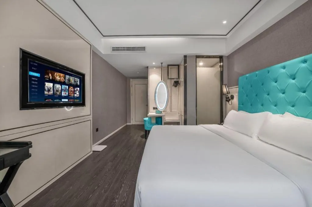 Bed in Xana Hotelle Chongqing Jiefangbei Center Branch