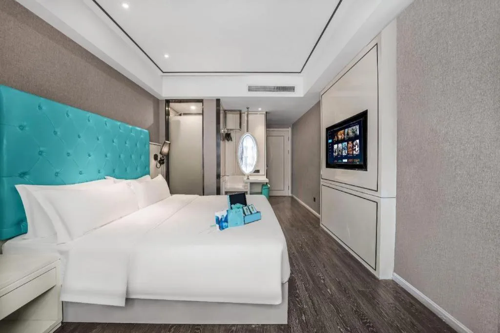 Bed in Xana Hotelle Chongqing Jiefangbei Center Branch