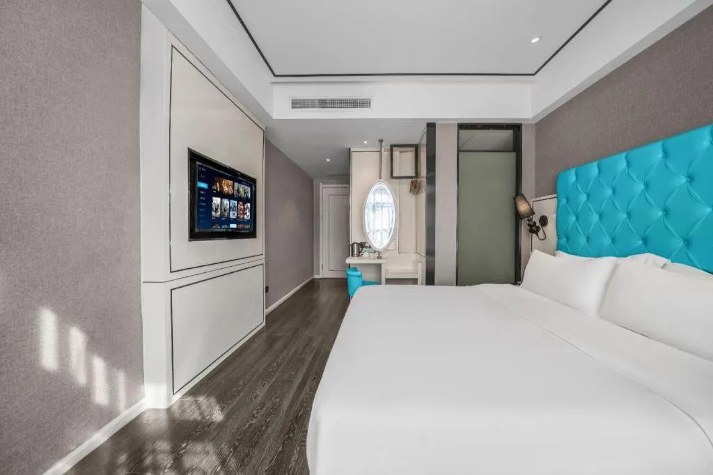 Bed in Xana Hotelle Chongqing Jiefangbei Center Branch