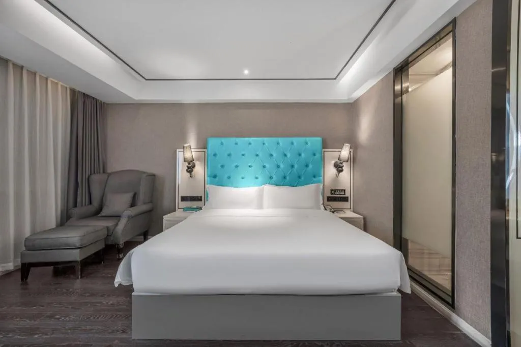 Bed in Xana Hotelle Chongqing Jiefangbei Center Branch