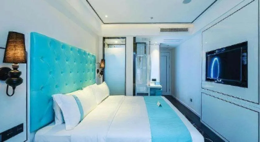 Bed in Xana Hotelle Chongqing Jiefangbei Center Branch