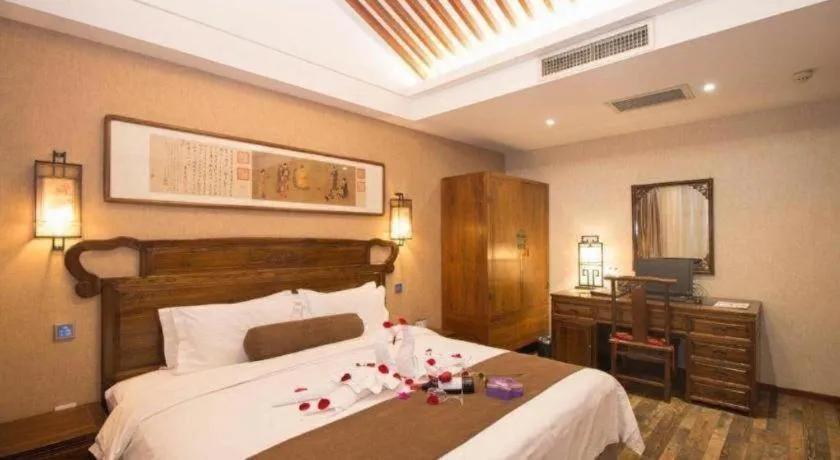 Bed in James Joyce Coffetel Xian Dayanta Metro Station Branch