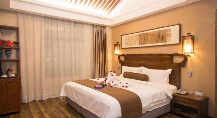 Bed in James Joyce Coffetel Xian Dayanta Metro Station Branch