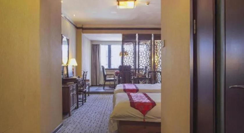 Bed in James Joyce Coffetel Xian Dayanta Metro Station Branch