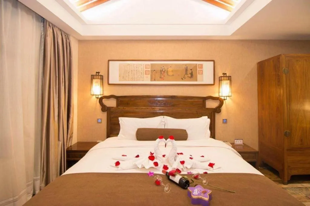 Bed in James Joyce Coffetel Xian Dayanta Metro Station Branch