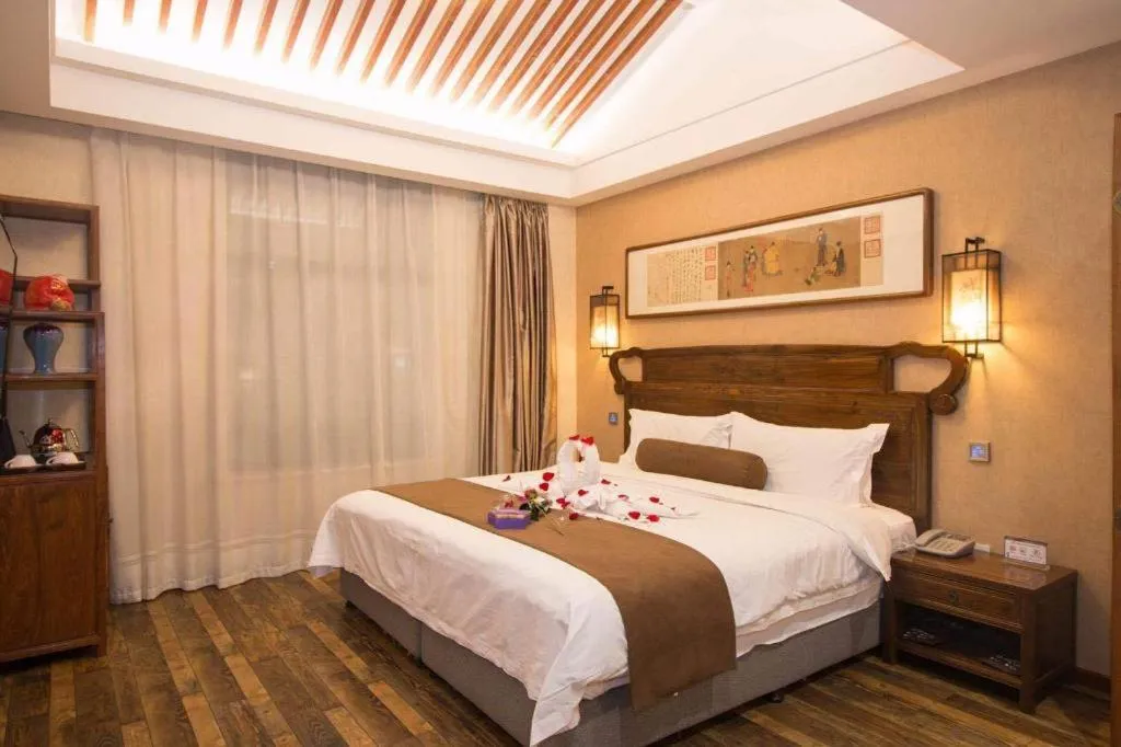 Bed in James Joyce Coffetel Xian Dayanta Metro Station Branch