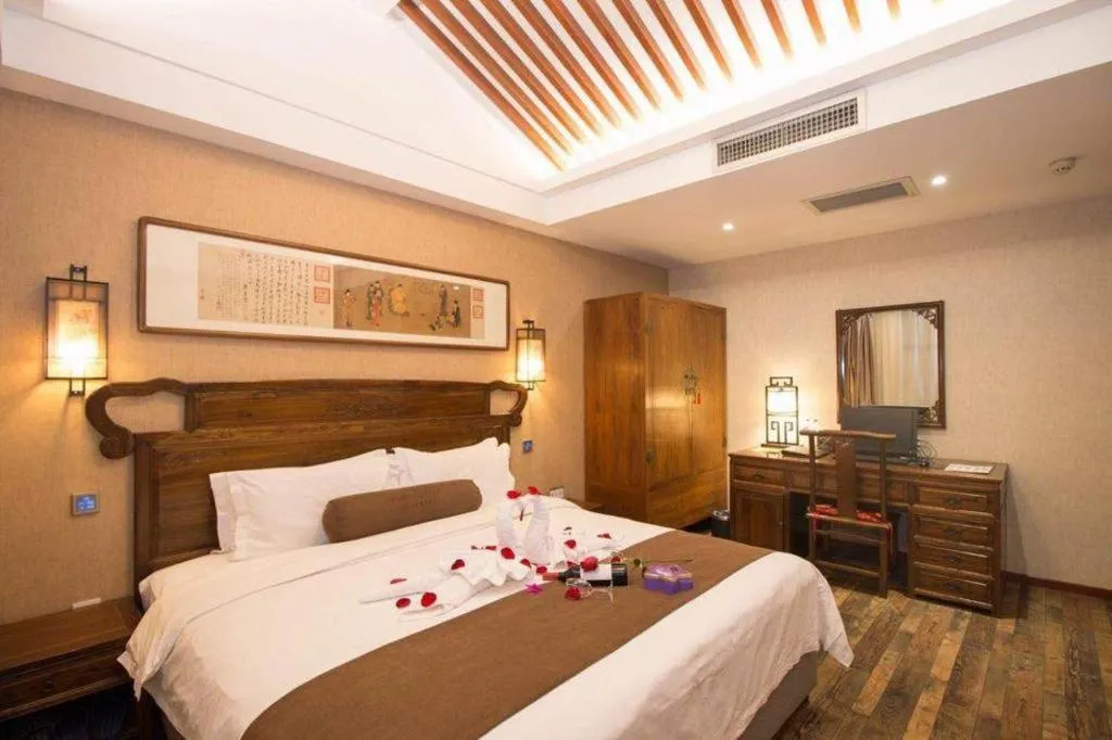 Bed in James Joyce Coffetel Xian Dayanta Metro Station Branch