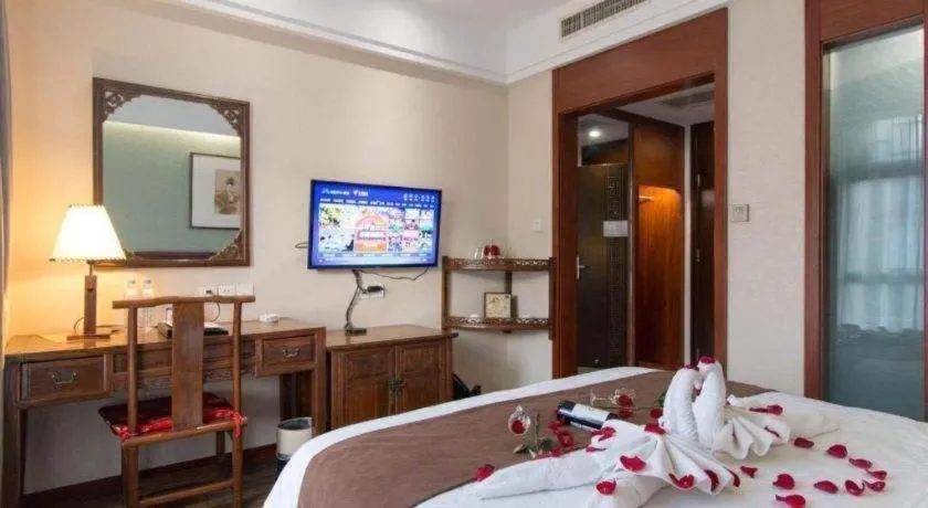 Bed in James Joyce Coffetel Xian Dayanta Metro Station Branch