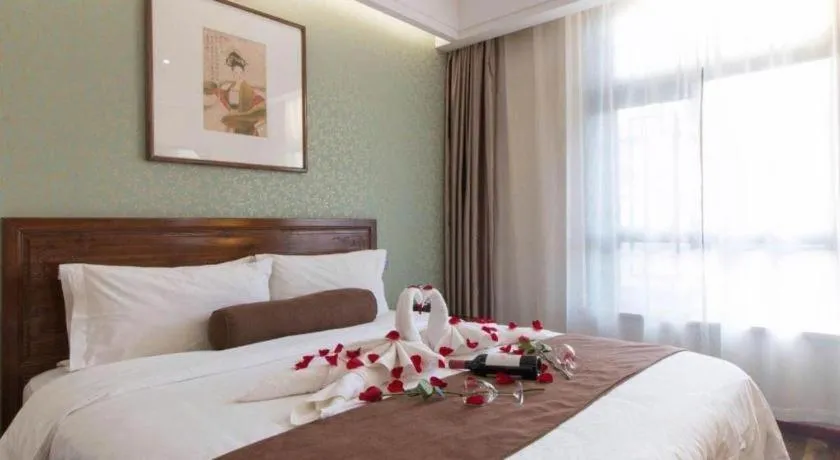 Bed in James Joyce Coffetel Xian Dayanta Metro Station Branch