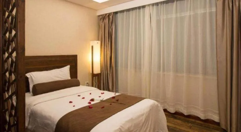 Bed in James Joyce Coffetel Xian Dayanta Metro Station Branch