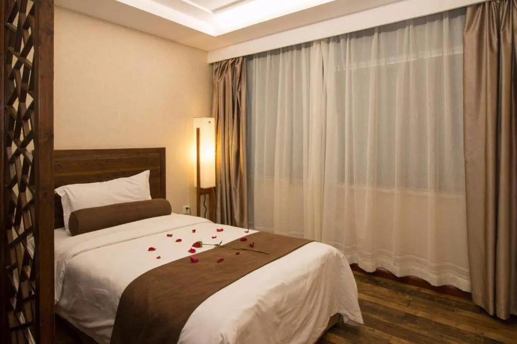 Bed in James Joyce Coffetel Xian Dayanta Metro Station Branch