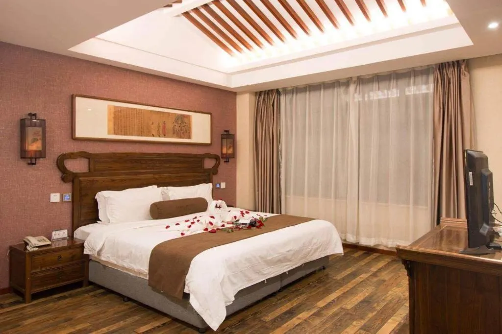 Bed in James Joyce Coffetel Xian Dayanta Metro Station Branch