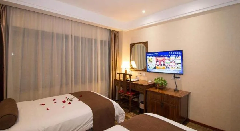 Bed in James Joyce Coffetel Xian Dayanta Metro Station Branch