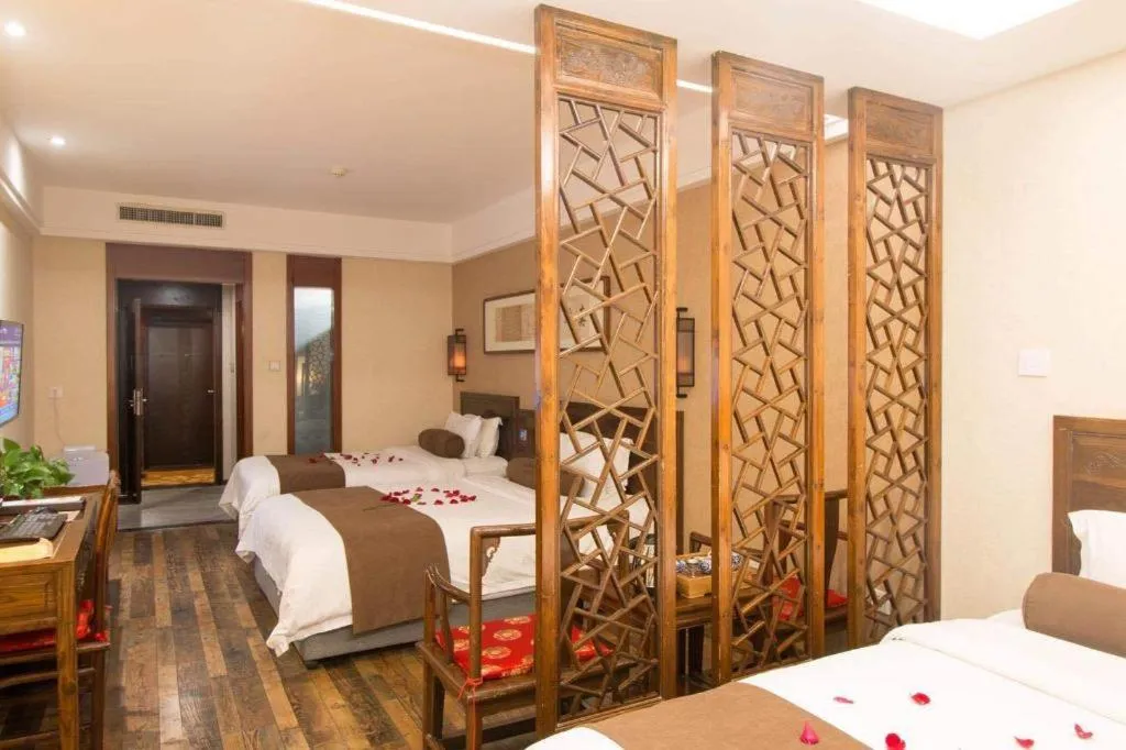 Bed in James Joyce Coffetel Xian Dayanta Metro Station Branch