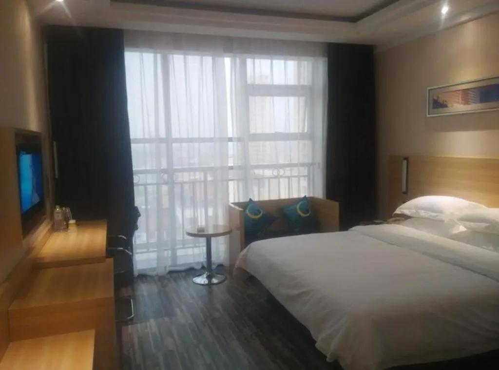 Bed in City Comfort Inn Xianning South Station Wanda